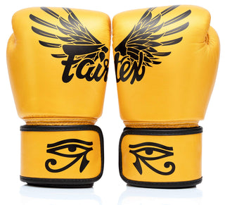 Gants de Muay Thai Fairtex BGV1 Falcon Doré
