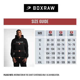 Sweatshirt Boxraw Sparring Club Oversize met capuchon Beige