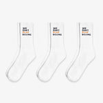 Calzini Boxraw We Don't Play Boxing (3 paia) Bianco-Combat Arena