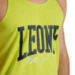 Tank top Leone Logo ABX118 Limoengroen