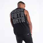 Tank top Boxraw HRDR FSTR SMTR Zwart
