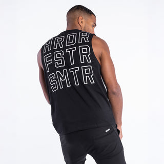 Tank top Boxraw HRDR FSTR SMTR Zwart