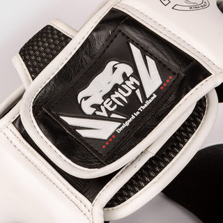 Casco bambino Venum Challenger Bianco-nero-Combat Arena