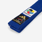 Band Adidas Elite WKF Blauw met Kanji