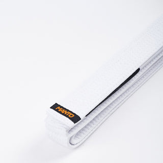 Cintura BJJ Manto Label Bianco-Combat Arena