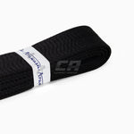 Ceinture noire Arawaza satin 44 mm