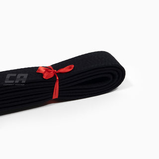 Ceinture noir Arawaza Deluxe coton 38 mm