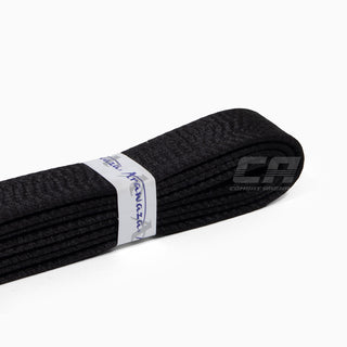 Ceinture noir Arawaza satin 38 mm