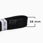 Ceinture noir Arawaza satin 38 mm