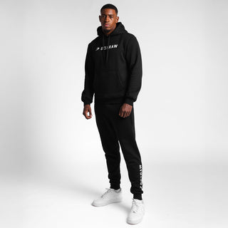 Felpa Boxraw A.B.C. con cappuccio Nero-Combat Arena