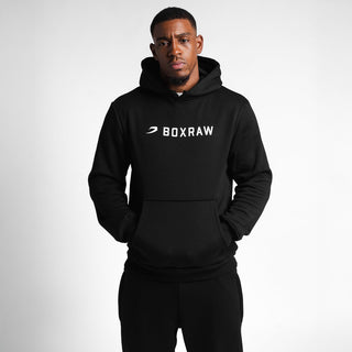 Felpa Boxraw A.B.C. con cappuccio Nero-Combat Arena
