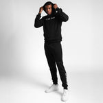 Felpa Boxraw A.B.C. con cappuccio Nero-Combat Arena