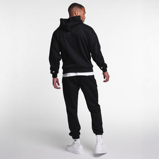 Felpa Boxraw East Street con cappuccio Nero-Combat Arena