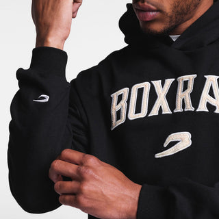 Felpa Boxraw East Street con cappuccio Nero-Combat Arena