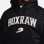 Felpa Boxraw East Street con cappuccio Nero-Combat Arena