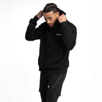 Felpa Boxraw We Don't Play Boxing oversize con cappuccio Nero-Combat Arena