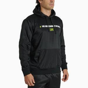 Sweat Leone Logo Wacs à capuche ABX127 Noir