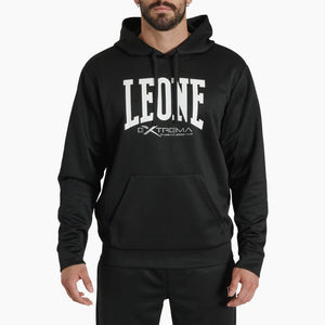 Sweat Leone Logo à capuche ABX119 Noir
