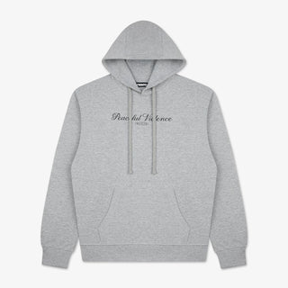 Felpa Manto Peaceful Violence con cappuccio Grigio-Combat Arena