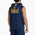 Felpa smanicata con cappuccio Leone DNA ABX720 Blu-Combat Arena