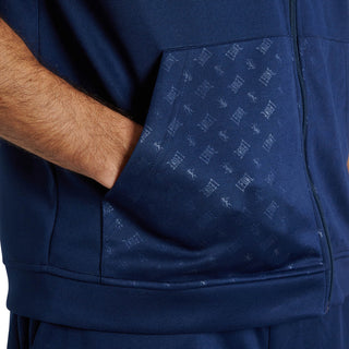 Felpa smanicata con cappuccio Leone DNA ABX720 Blu-Combat Arena