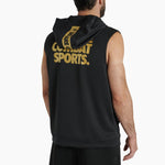 Felpa smanicata con cappuccio Leone DNA ABX720 Nero-Combat Arena