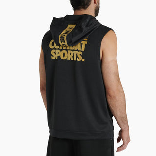 Felpa smanicata con cappuccio Leone DNA ABX720 Nero-Combat Arena