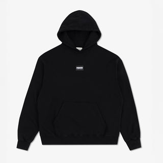 Sweat Manto Label 25 Oversize avec capuche Noir