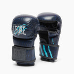 Guanti MMA Leone Primal Instinct Training GP116 con pollice Blu-Combat Arena