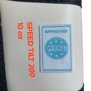 Bokshandschoenen Adidas Speed Tilt 200 WAKO 10 Oz Wit-zwart-rood