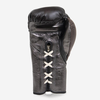 Guantoni Di Nardo con lacci 16 Oz Marrone-argento-Combat Arena