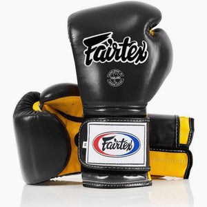 Gants de boxe Fairtex Mexican Style BGV9 Noir-jaune