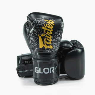 Gants de boxe Fairtex x Glory BGVG3 Noir-argent
