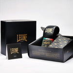 Guantoni Leone Orlando Tricolore con lacci Nero-Combat Arena