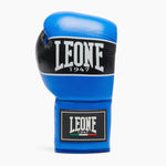 Gants de boxe Leone Shock Pro avec lacets GN057L Bleu