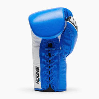 Gants de boxe Leone Shock Pro avec lacets GN057L Bleu
