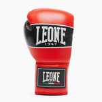 Gants de boxe Leone Shock Pro avec lacets GN057L Rouge