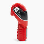 Gants de boxe Leone Shock Pro avec lacets GN057L Rouge