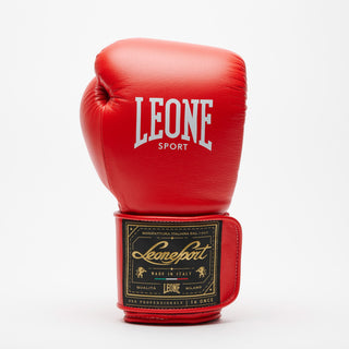 Guantoni Leone Sport Orlando Classico con velcro Rosso-Combat Arena