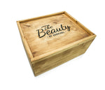 Thaibokshandschoenen Fairtex BGV24 The Beauty of Survival met houten doos