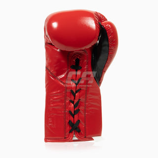 Gants de boxe Cleto Reyes Professional CB2 Rouge-Noir avec lacets