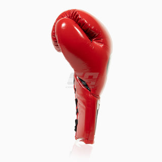 Gants de boxe Cleto Reyes Professional CB2 Rouge-Noir avec lacets