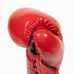 Gants de boxe Cleto Reyes Professional CB2 Rouge-Noir avec lacets