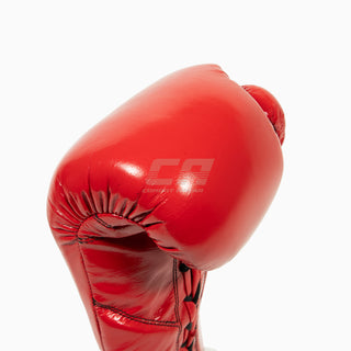Gants de boxe Cleto Reyes Professional CB2 Rouge-Noir avec lacets