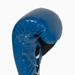 Gants de boxe Cleto Reyes Professionnel CB2 Bleu-noir avec lacets