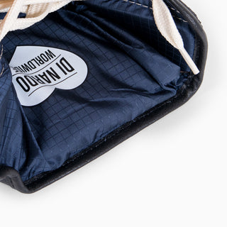 Bokshandschoenen Di Nardo met veters Zwart-Beige 12 oz