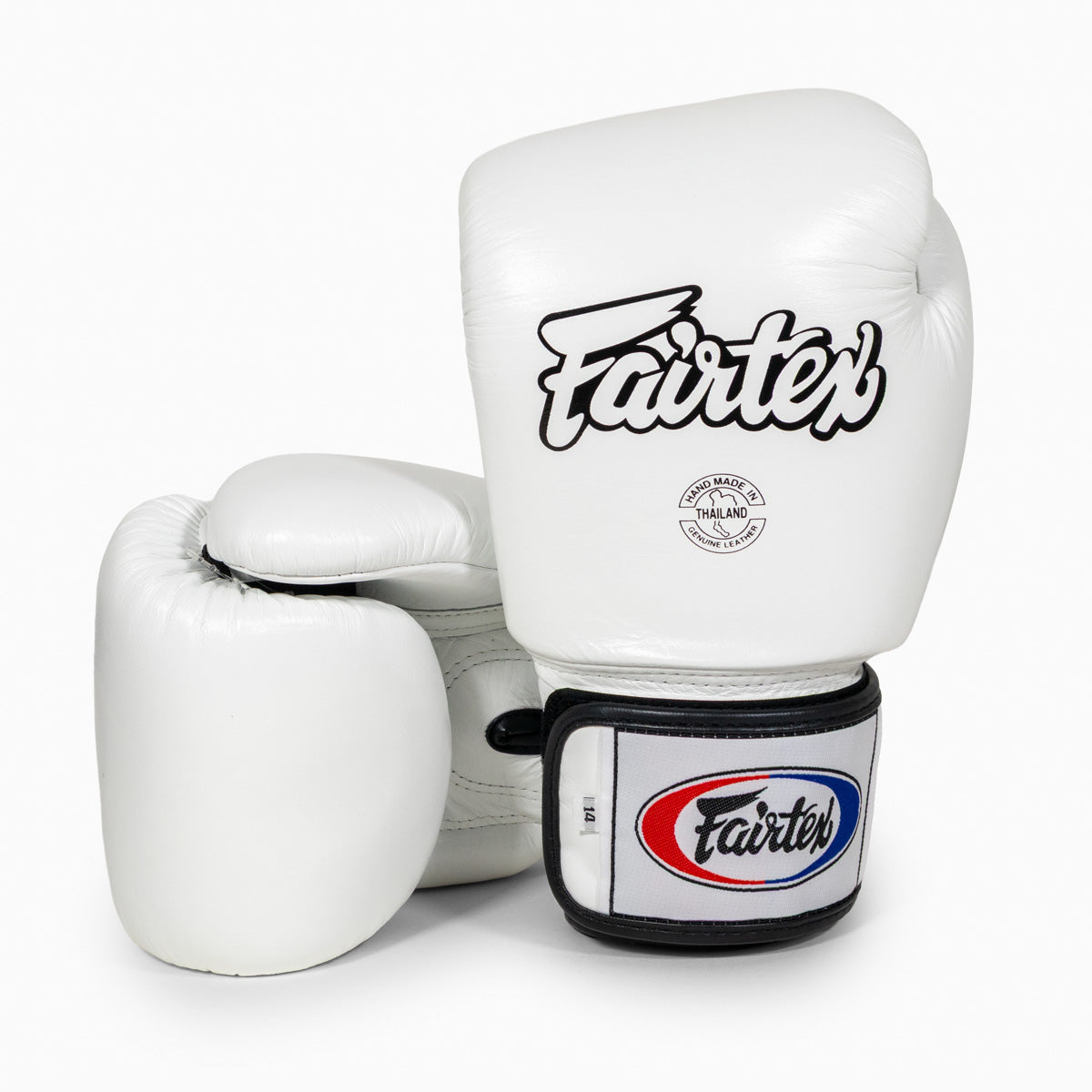 Gants de Muay Thai Fairtex BGV1 Blanc