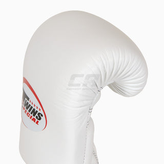 Gants de Muay Thai Twins Special BGVL3 Blanc