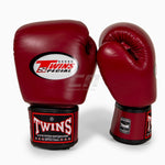 Thaibokshandschoenen Twins Special BGVL3 Wijnrood