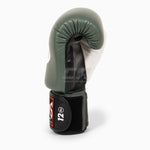 Gants de Muay Thai Twins Special BGVL4 Noir-vert-blanc
